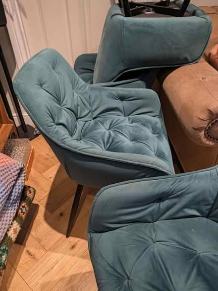 Photo of free 4 X green dining chairs (Upton st Leonards GL4) #2