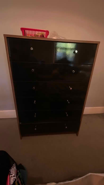 Photo of free Chest of Drawers Black/Brown (Hanwell W7) #2