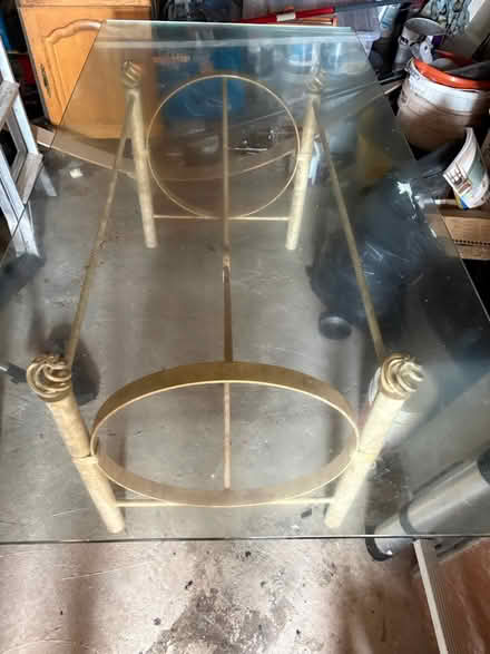 Photo of free Large Glass table and chairs (Bury BL9) #3
