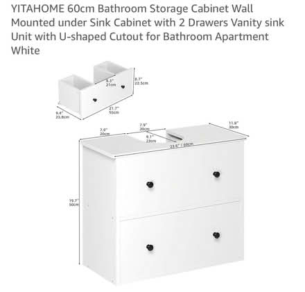 Photo of free Wall-mounted Under Sink Cabinet (St Andrews KY16) #3