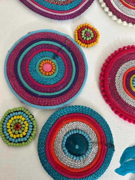 Photo of free Assorted braided circular patches (KT23 Great Bookham) #4