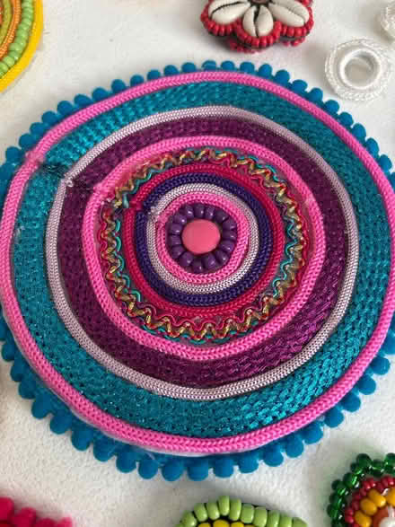 Photo of free Assorted braided circular patches (KT23 Great Bookham) #2