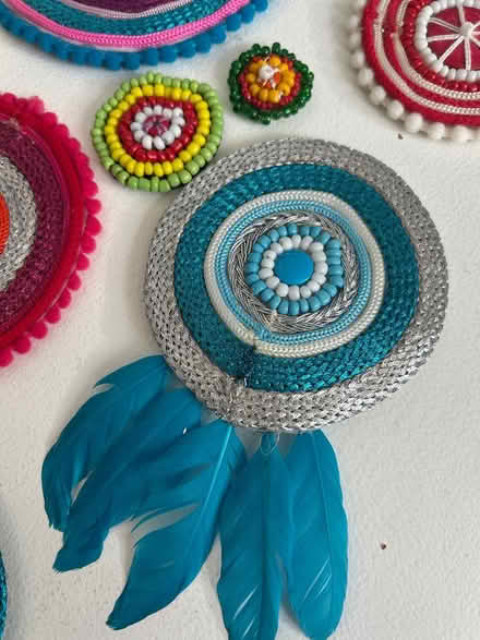 Photo of free Assorted braided circular patches (KT23 Great Bookham) #3