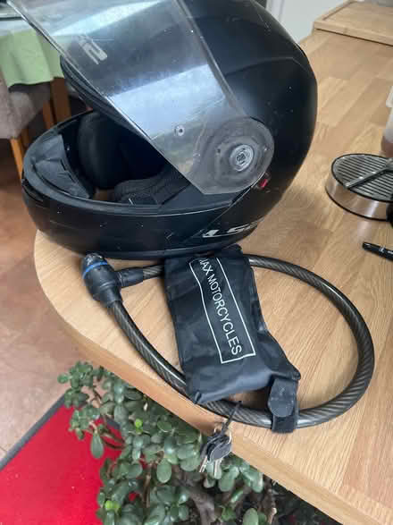 Photo of free Motorcycle helmet lock and (borehamwood WD6) #1