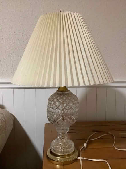 Photo of free Glass lamp and shade (Aurora, Ontario) #3