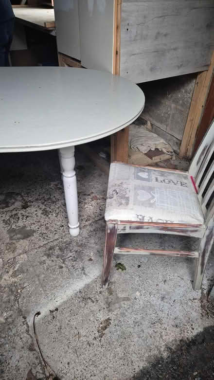Photo of free Wooden dining table and 6 chairs (Bray Dargle Road) #1