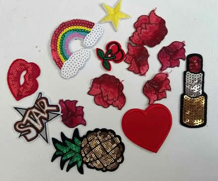 Photo of free Embroidery and sequin patches (KT23 Great Bookham) #1