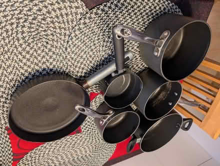 Photo of free 6 various sizes pots and pans (The Camp AL4) #1