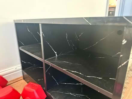 Photo of free Black marble coffee table (LE2 4qd) #4