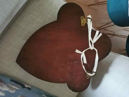 Photo of free Antique mirror with hooks for hats (D6W) #3