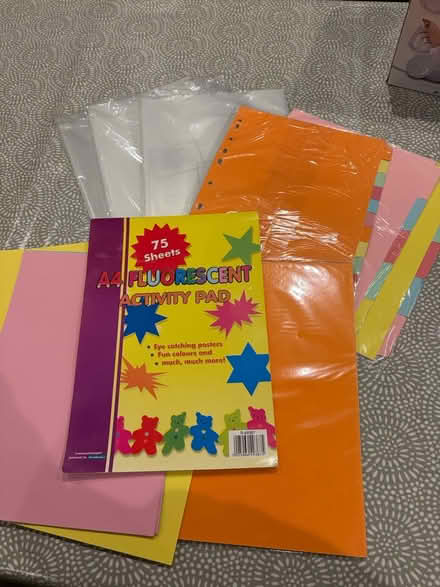 Photo of free Assorted coloured card (CR2) #1