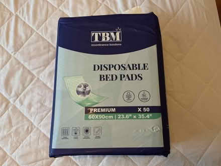 Photo of free Unopened bag of disposable bed pads (Ponsanooth TR3) #1