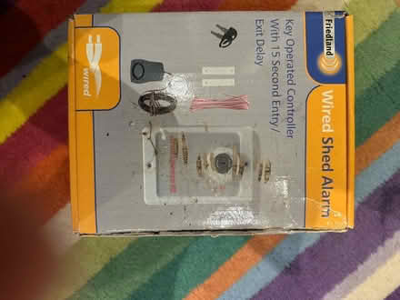 Photo of free Shed alarm in box (Wendell Park, Hammersmith W12) #1