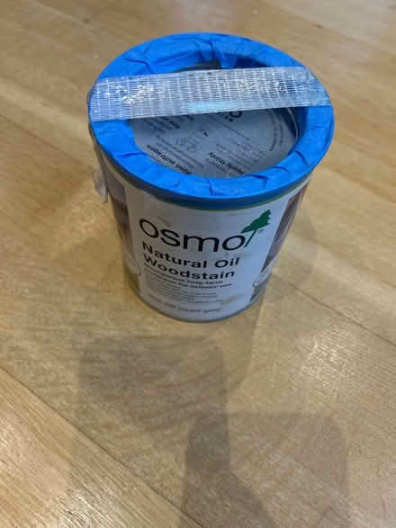 Photo of free Third of a tin grey woodstain (Near Kew Gardens, Richmond) #1