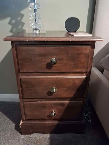 Photo of free Solid pine bedside cabinet (Oversley Green B49) #1