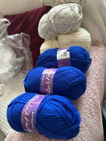 Photo of free Chunky knit wool (Hertford SG14) #1