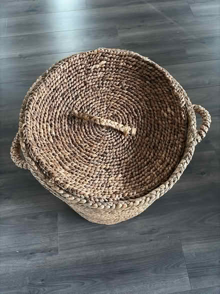 Photo of free Wicker laundry basket (New Cross SE14) #1