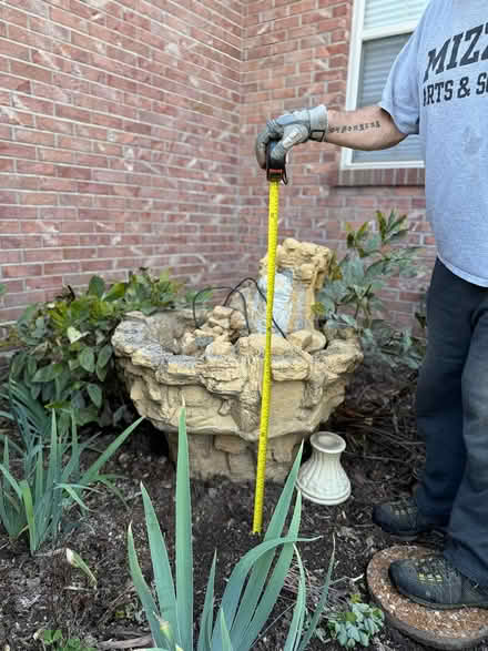 Photo of free Large, heavy, outdoor fountain (Timber Run Dr, Columbia, MO) #2