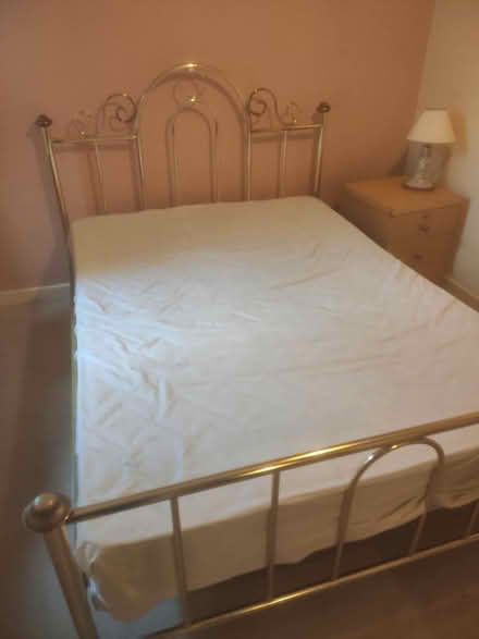 Photo of free Vintage double size metal bed (Little Common, TN39) #1