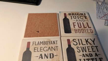 Photo of free Wine themed ceramic coasters (St Albans AL3) #2