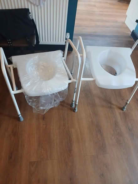 Photo of free walker, shower/toilet seat, crutch (Forden) #2