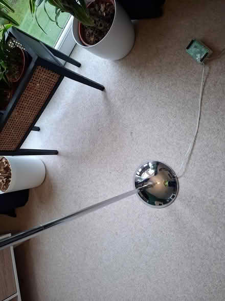 Photo of free Chrome standard lamp (Monkseaton NE25) #3