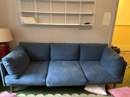 Photo of free Blue sofa (Highbury N5 2XB) #2