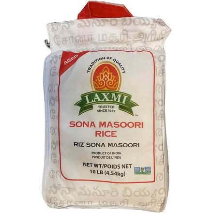 Photo of free Laxmi Brand Sona Masoori Rice Bag (Burlingame, CA) #1
