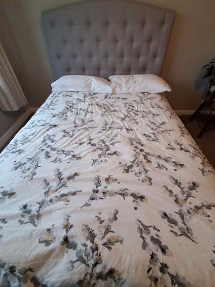 Photo of free 1 year old double divan bed (Oversley Green B49) #1