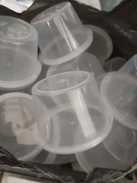 Photo of free 22 4oz tubs (Bank Top DL1) #1
