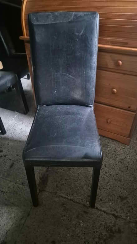 Photo of free Set of 6 leather dining chairs (Bray Dargle Road) #2