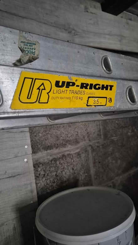 Photo of free Ladder . Upright, extenable 3.5m (Bray Dargle Road) #1