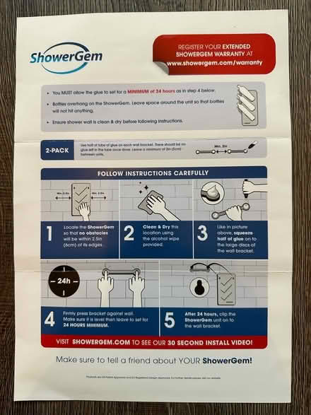 Photo of free shower shelves (Weedon NN7) #1