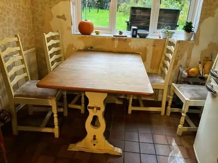 Photo of free Farmhouse style table and chairs (Westbury BA13) #1
