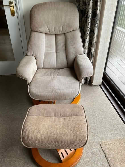 Photo of free Rotating chair and footstool (Stroud GL5) #1