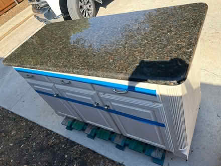Photo of free Kitchen Island with Granite Top (Plano near Bush @ Custer) #2