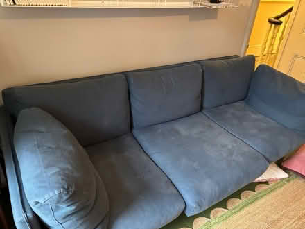 Photo of free Blue sofa (Highbury N5 2XB) #1