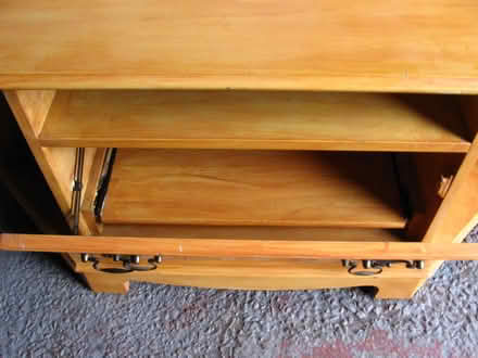 Photo of free Diamond shaped Corner Unit for TV / Music:- 100 x 45 x 50cm (Coppull PR7) #4