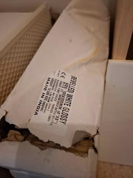 Photo of free White ceramic wall tiles (Monkseaton NE25) #4