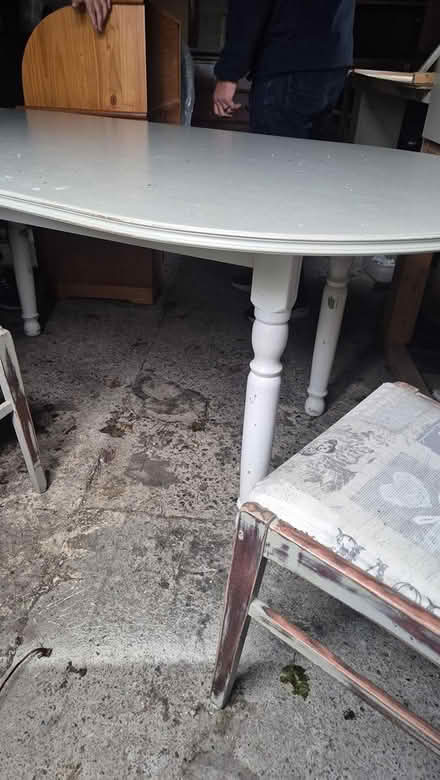 Photo of free Wooden dining table and 6 chairs (Bray Dargle Road) #2