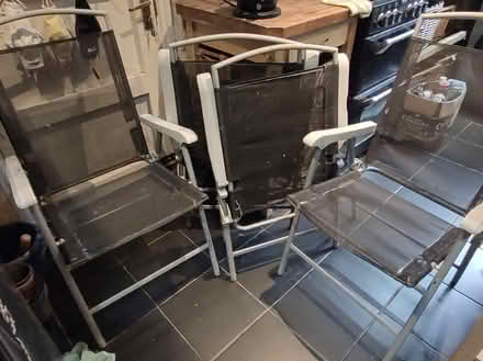 Photo of free Four folding chairs (Faversham ME13) #3