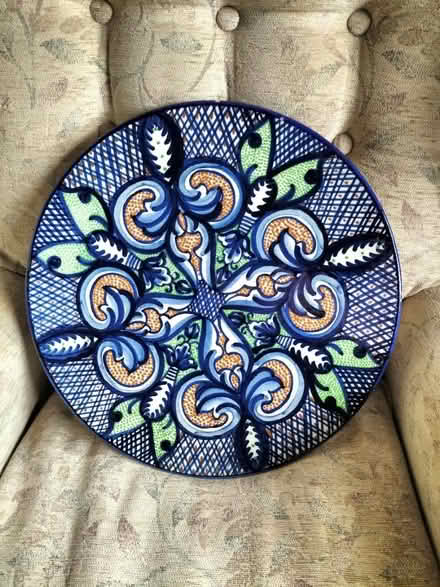 Photo of free Ceramic plate (Stone Cross BN24) #1