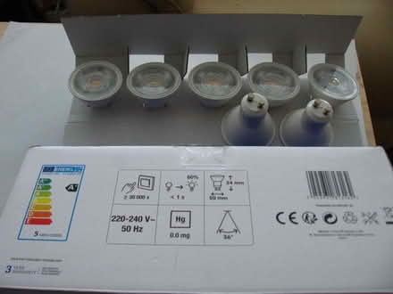Photo of free Seven GU10 5Watt LED Bulbs (Coppull PR7) #1