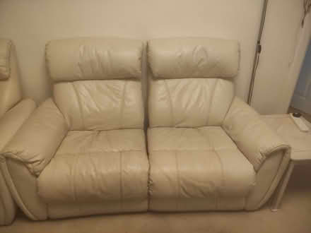 Photo of free Cream leather electric recliners (Little Common, TN39) #2