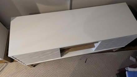 Photo of free TV center - white. Habitat Zander (Thames Ditton KT7) #3