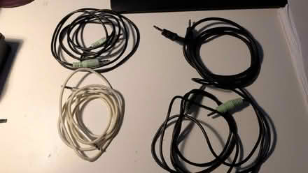 Photo of free 4x 3.5mm audio cables (St Albans AL3) #1