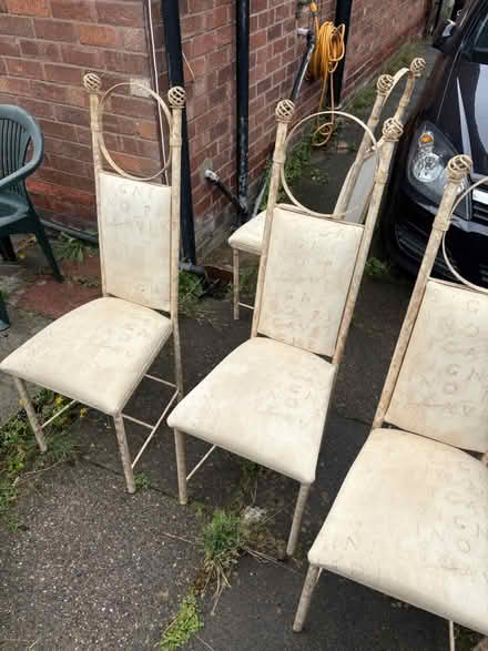 Photo of free Large Glass table and chairs (Bury BL9) #2