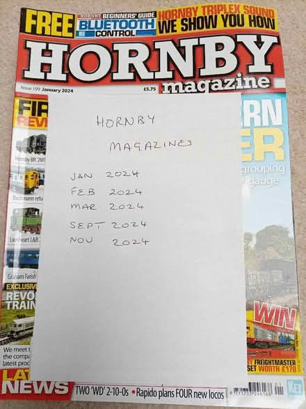 Photo of free Hornby magazines 2024 (South Stifford RM20) #1