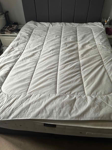 Photo of free Kingsize pure wool mattress topper (North Weald CM16) #1