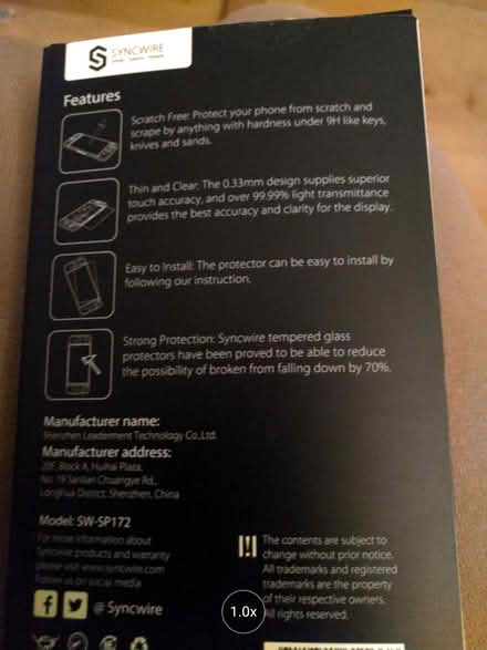 Photo of free Screen protector (Nintendo switch) (North Acton) #1